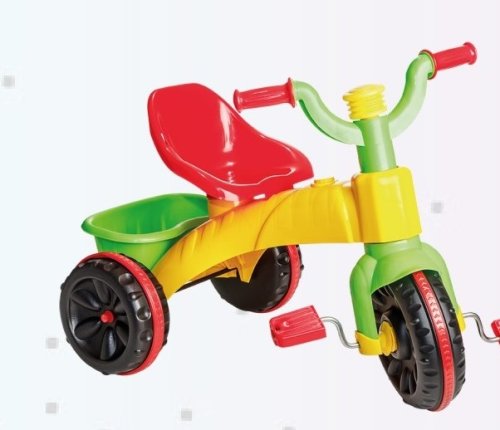 Leantoys - Tricicleta cu pedale super enduro multicolor