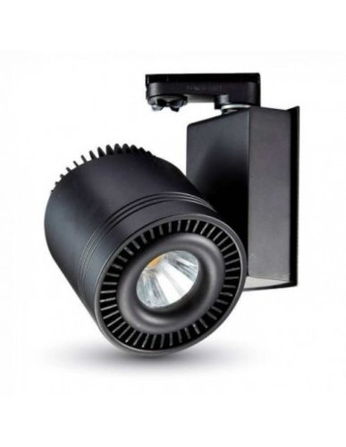 33W Lampa Proiector LED Magazine COB CRI95 Sina Lumina Corp Negru 5000K