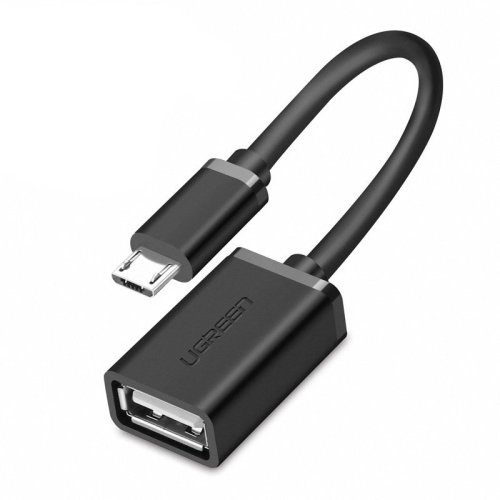 Adaptor Ugreen, MicroUSB to USB, 12cm, Negru