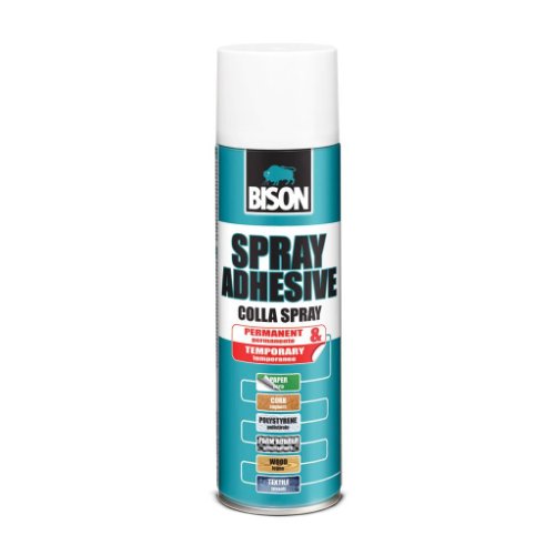Adeziv de contact pulverizabil BISON Spray Adhesive, 500ml