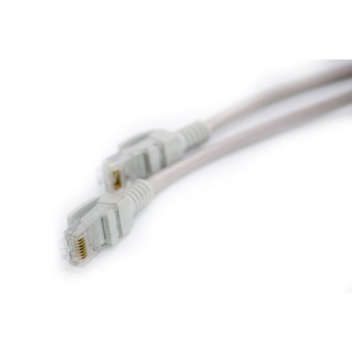 Cablu UTP Retea, Gri, Ethernet Cat 5e, 0.25m Lungime - Cablu Patch de Internet cu Mufa, Conector RJ45