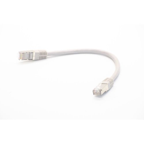 Cablu UTP Retea, Gri, Ethernet Cat 5e, 0.5m Lungime - Cablu Patch de Internet cu Mufa, Conector RJ45