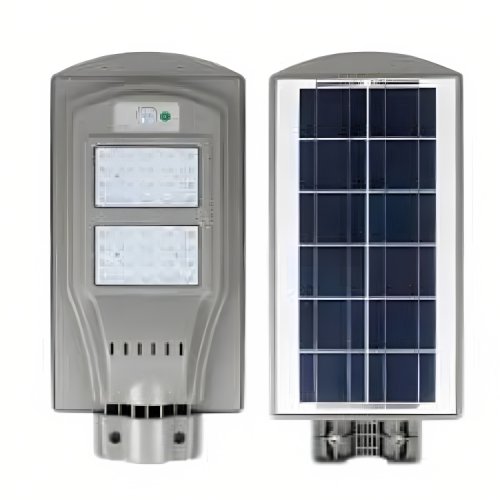 Corp LED Stradal cu Panou Solar Integrat si senzor, 60 W, cu telecomanda, 6400k, IP65