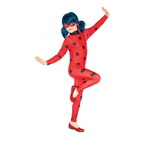 Costum Buburuza Miraculoasa pentru fete - Ladybug 116 cm 5-6 ani