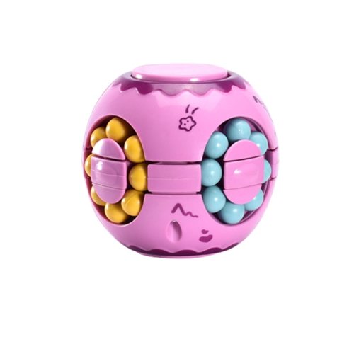 Cub magic interactiv, Magic Bean, jucarie antistres potrivit pentru copii si adulti, Sfera, Roz