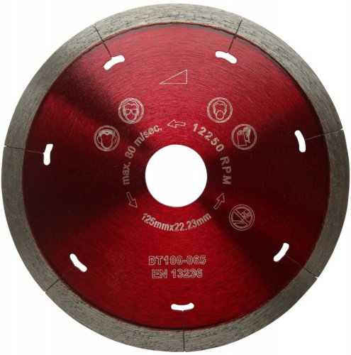 Disc DiamantatExpert pentru ceramica dura si portelan, Rapid 125x22.2mm, Super Premium - DXDH.3907.125