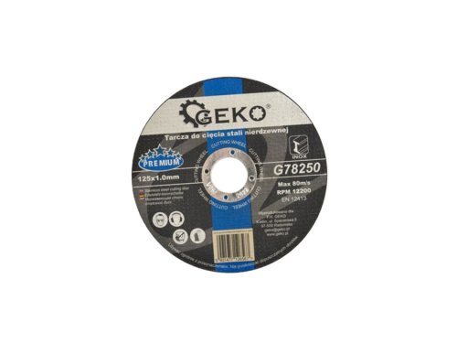 Disc pentru metal, 125x1.0x22.23mm, Geko Premium G78250
