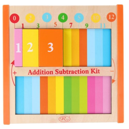 Joc educativ Montessori din lemn – Matematica, Adunari si Scaderi, WD2062 RCO®