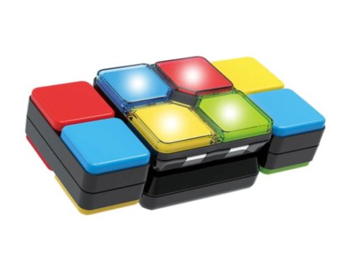 Rovezone - Jucarie interactiva pentru dezvoltarea inteligentei, memoriei ,4 moduri de joc, cu led-uri multicolore si sunet