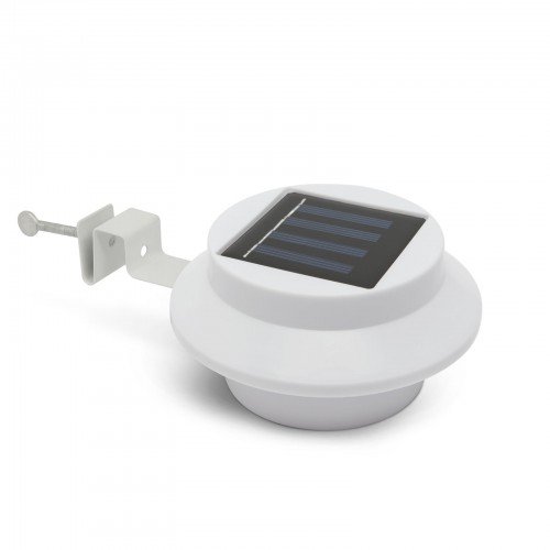 Lampa solara pentru stresini/garduri cu 3 LED-uri, alb