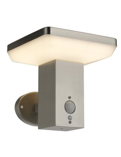 LED Lampa LED Perete SS-Brushed Aluminium 4.4W Sensor 4.4W Alb Cald