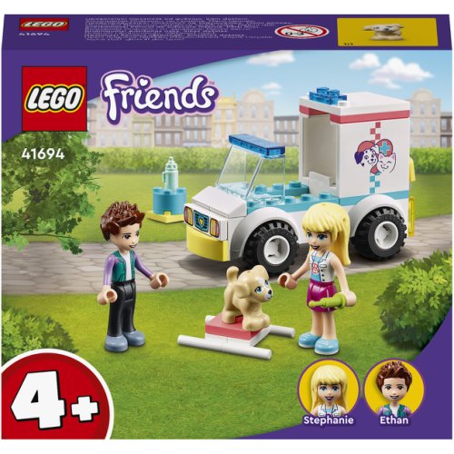 Lego Friends Ambulanta Clinicii Animalutelor 41694, 54 piese