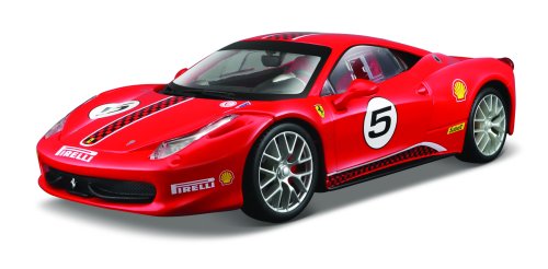 Macheta Bburago Ferrari 458 Challenge 1:24, rosu