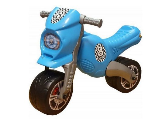 Dohany - Motocicleta copii cu doua roti fara pedale cross 8 motor, albastru