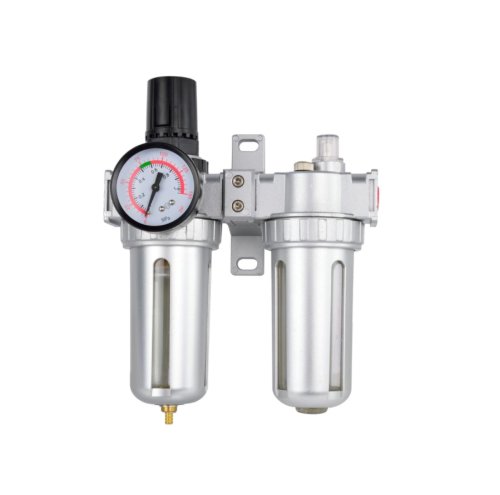 Regulator de aer cu filtru si lubrifiere cu 2 elemente pentru compresoare, 10bar, 1200l/min, GEKO G01179