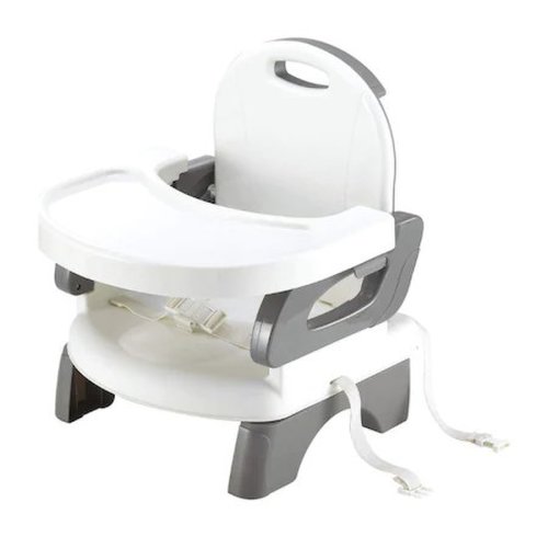 Oem - Scaun inaltator de masa, pentru bebe, copii, booster, pliabil si reglabil, gri, buz