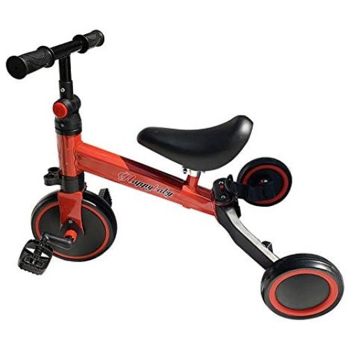 Tricicleta Go Kart 3 in 1 Happybaby , +2 ani, rosu