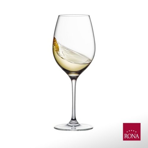 Set 6 pahare pentru vin alb, Rona, Celebration, 360 ml, sticla, transparent
