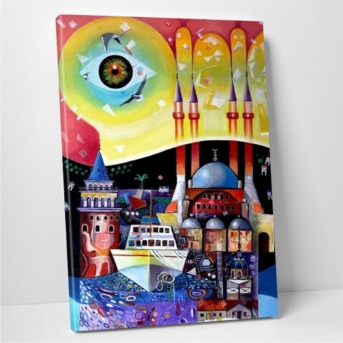 Tablou decorativ Fairytale, Modacanvas, 50x70 cm, canvas, multicolor