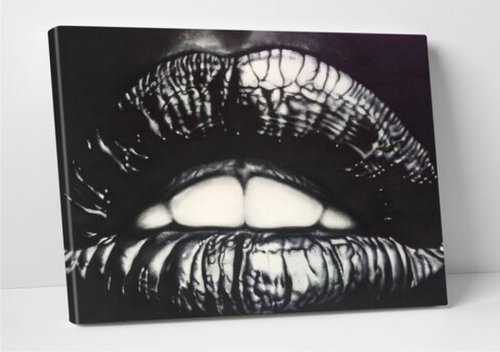 Tablou decorativ Lips, Modacanvas, 50x70 cm, canvas, multicolor