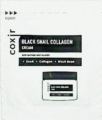 Esantion crema pentru fata antirid coxir black snail collagen 2ml