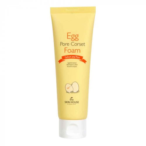 Spuma pentru curatarea fetei The Skin House Egg Pore Corset Foam 120ml