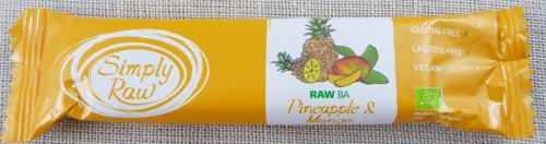 Baton ananas mango raw bio 40g - simply raw