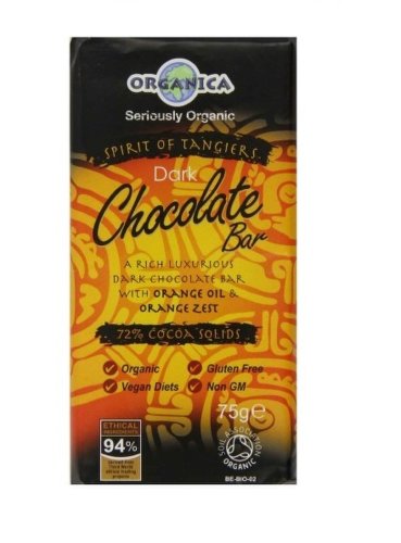 Ciocolata neagra 72% Tangiers 75g - ORGANICA
