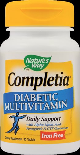 Completia diabetic multivitamin 30cp - NATURES WAY