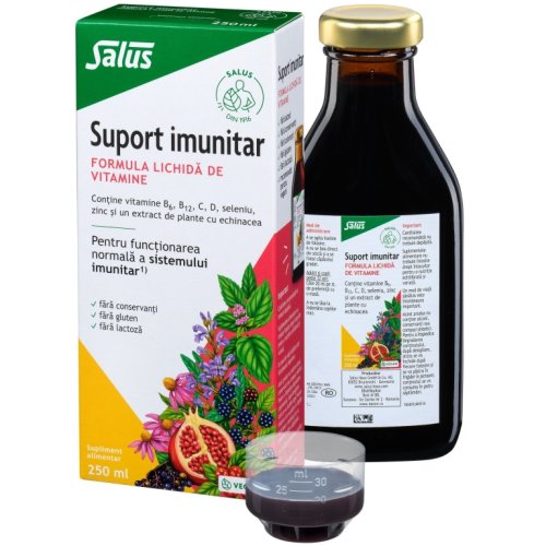 Elixir plante medicinale fructe vitamine Suport Imunitar 250ml - SALUS HAUS