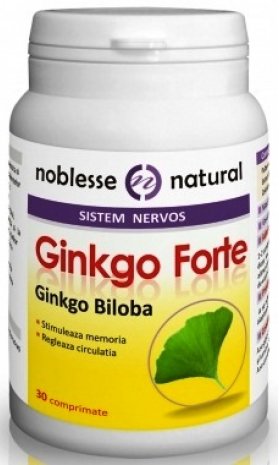 Ginkgo forte 500mg 30cp - NOBLESSE NATURAL