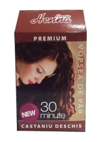 Henna castaniu deschis sonia premium 60g - kian cosmetics