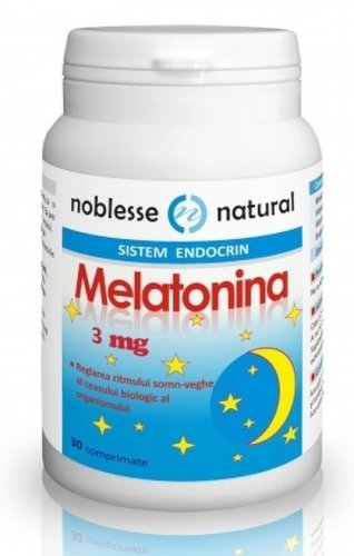 Melatonina 3mg 30cp - noblesse natural