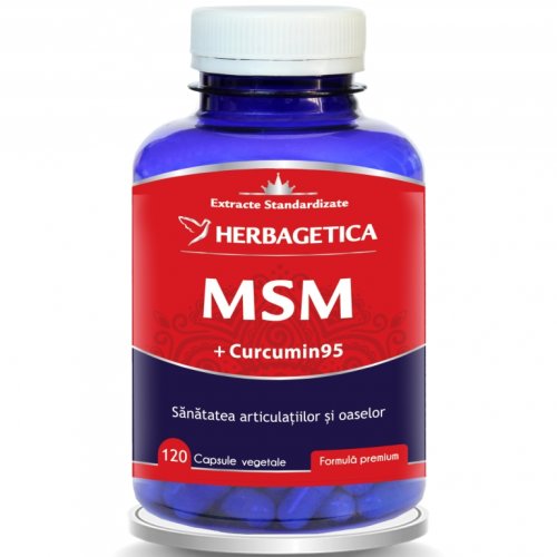 MSM curcumin95 120cp - HERBAGETICA