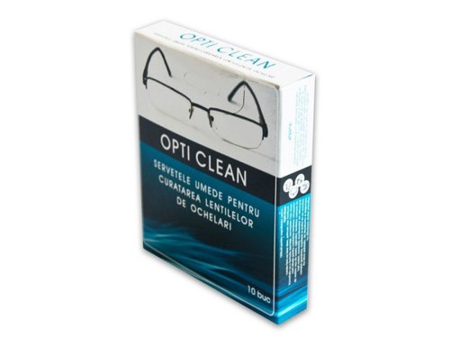 Servetele umede ochelari 10b - OPTICLEAN