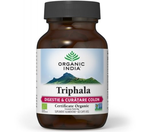 Triphala [digestie curatare colon] 60cps - ORGANIC INDIA