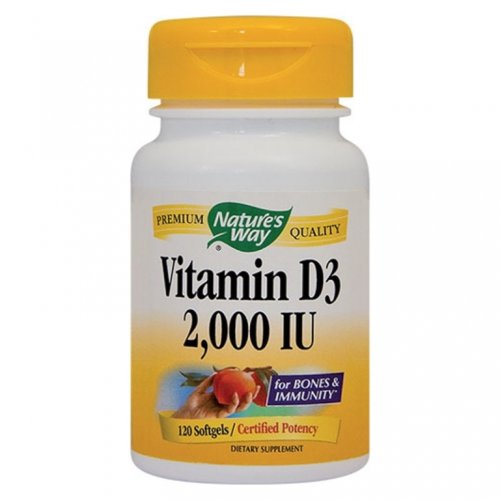 Vitamina D3 2000ui 120cps - NATURES WAY