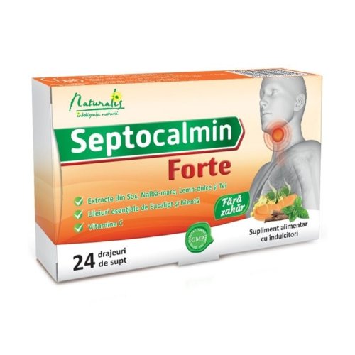 Naturalis Septocalmin Forte, 24 pastile