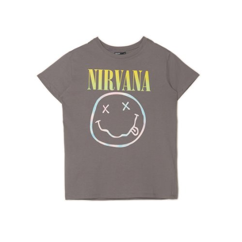 Cropp - Tricou Nirvana - Gri