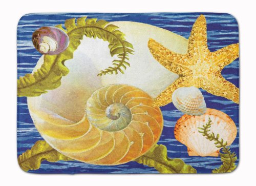 Caroline`s Treasures Carolines Comori PRS4056RUG Cut Nautilus și Starfish Machine lavabile Memor Multicolore 19 X 27