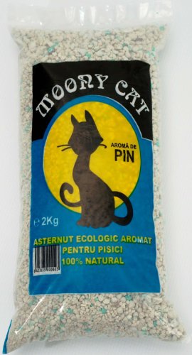 MOONY CAT Nisip igienic pentru pisici, aromă Pin 2kg